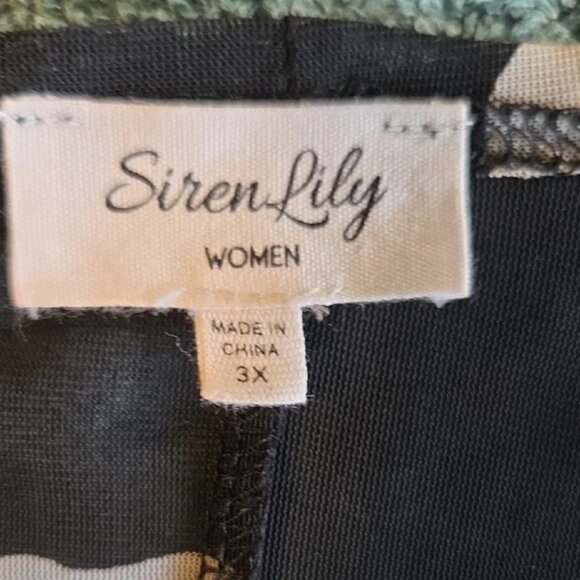 Siren Lily Black Floral Kimono - Picture 4 of 4